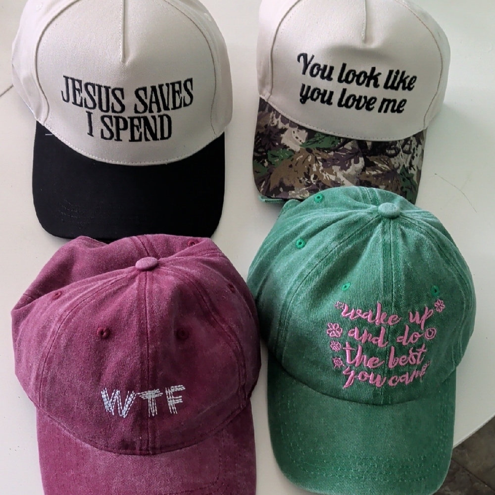 New Funny Wordings Women Hats